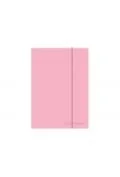 Materiały pomocnicze dla nauczycieli - Brulion A5 z gumką pastel powder pink Coolpack 20699CP - miniaturka - grafika 1