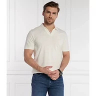 Koszule męskie - Calvin Klein Polo | Regular Fit | z dodatkiem lnu - miniaturka - grafika 1