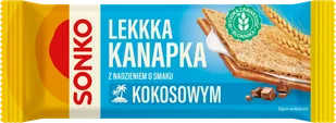 SONKO Lekkka kanapka z nadzieniem o smaku kokosowym 30g - Ciastka - miniaturka - grafika 1