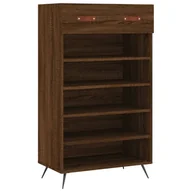 Szafki na buty - vidaXL Szafka na buty brązowy dąb 60x35x105 cm materiał drewnopochodny - miniaturka - grafika 1