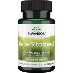 SWANSON Beta-Sitosterol 320mg 30vegcaps - Witaminy i minerały dla sportowców - miniaturka - grafika 1