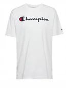 Koszulki męskie - KOSZULKA męska CHAMPION 220256-WW001 t-shirt bawełniany biały XXL - miniaturka - grafika 1