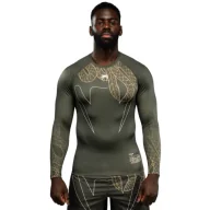 Kimona, stroje i obuwie - Venum Serpenti Rashguard Long Sleeves Długi Rękaw Khaki/Bronze/Ivory - miniaturka - grafika 1