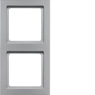 Klawisze i ramki - Berker Q3 aluminium ramka 2 B_10126094 - miniaturka - grafika 1