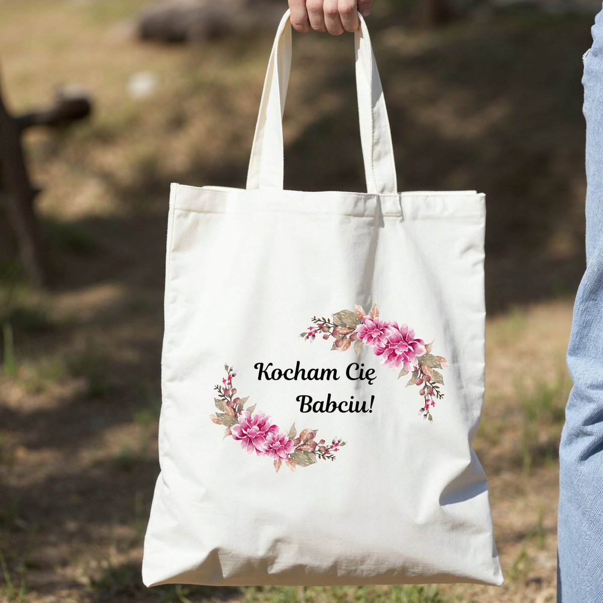 Torba z nadrukiem/bawełniana DLA BABCI/DZIADKA DZIEŃ BABCI/DZIADKA #21