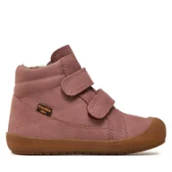 Buty dla dziewczynek - Trzewiki Froddo Olie Wool Tex G2110138-6 S Różowy - miniaturka - grafika 1