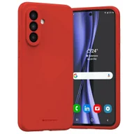 Etui i futerały do telefonów - Etui Mercury Silicone do Samsung Galaxy A56 czerwony - miniaturka - grafika 1