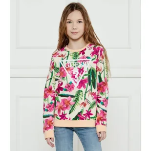 Guess Bluza Regular Fit - Bluzy dla dziewczynek - miniaturka - grafika 1