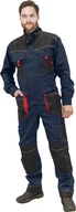 Odzież robocza - KOMBINEZON OCHRONNY LHOLLMAN LH-FMN-O; GRANATOWO-CZARNO-CZERWONY (46) - miniaturka - grafika 1