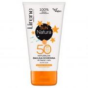 Balsamy i kremy do opalania - Lirene LIRENE SUN NATURA EMULSJA DO OPALANIA SPF 50+ 120ML - miniaturka - grafika 1