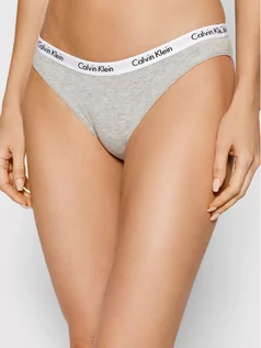 Majtki damskie - Calvin Klein Underwear Figi klasyczne 000D1618E Szary Slim Fit - grafika 1