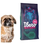 Sucha karma dla psów - IBERO NATURAL MINI ADULT PORK AND LAMB 3kg MAŁE RASY - miniaturka - grafika 1