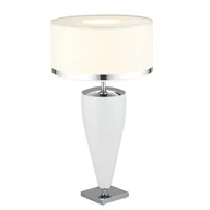 Lampy stojące - Lampa Stołowa Lorena 367 1Xe27 Biała/Opal/Chrom - miniaturka - grafika 1