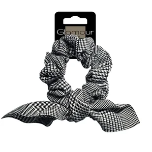 Glamour Zawijka do włosów z kokardą Kratka - Ozdoby do włosów - miniaturka - grafika 1