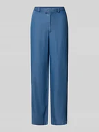 Spodnie damskie - Spodnie o luźnym kroju z efektem denimu model ‘IRISA’ - miniaturka - grafika 1