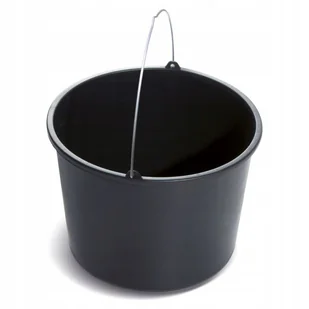 Prosperplast Wiadro czarne budowlane gospodarcze Bucket IWIR16 - Miotły, szufle, mopy - miniaturka - grafika 2