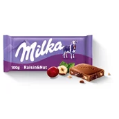 Czekolada - Milka Z RODZYNKAMI I ORZECHAMI 100G - miniaturka - grafika 1