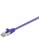 Kable miedziane - Wentronic Cat5e SFTP kabel sieciowy (2 X RJ45, 0,5 m) Fioletowy 4040849935121 - miniaturka - grafika 1