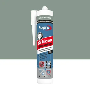 Sopro Silikon sanitarny 310 ml Botaniczna zieleń 47 - Silikony - miniaturka - grafika 1
