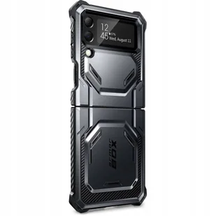 Etui Supcase Iblsn ArmorBox do Samsung Galaxy Z Flip 4 Czarny - Etui i futerały do telefonów - miniaturka - grafika 2