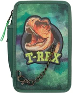 Piórniki - Piórnik potrójny z wyposażeniem Depesche Dino World T-Rex - miniaturka - grafika 1