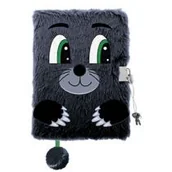 Szkolne artykuły papiernicze - Pamiętnik z kłódką 3D włochacz A5 96k Mole - miniaturka - grafika 1