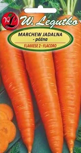 Marchew Flakkese ODMIANA PÓŹNA PLENNA 5g nasion - Nasiona i cebule - miniaturka - grafika 1
