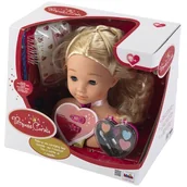 Zabawy w naśladowanie dorosłych - Klein 5236 Głowa do stylizacji i czesania Coralie 5204 - miniaturka - grafika 1