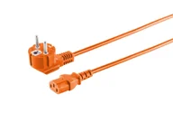 Kable komputerowe i do monitorów - Microconnect MC-SCHUANGC13180O kabel zasilające Pomarańczowy 1,8 m Wtyczka zasilająca typu E+F C13 panel - miniaturka - grafika 1