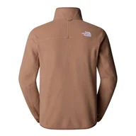 Bluzy męskie - Polar męski The North Face 100 GLACIER brązowy NF0A855X6IH - miniaturka - grafika 1