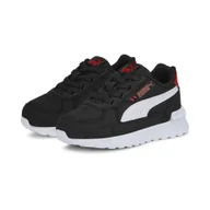 Buty dla dziewczynek - Niemowlęce obuwie sportowe Graviton AC PUMA Black White Red - miniaturka - grafika 1