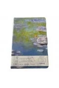Notesy i bloczki - Notes z zapięciem B6/128K Monet lilie wodne - miniaturka - grafika 1