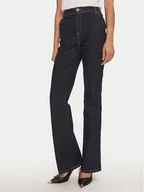 Spodnie damskie - Fracomina Jeansy FR24WV2004D40193 Granatowy Regular Fit - miniaturka - grafika 1