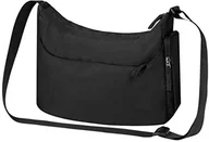 Torebki damskie - Jack Wolfskin Unisex Boomtown torba na ramię, czarna, czarny - miniaturka - grafika 1