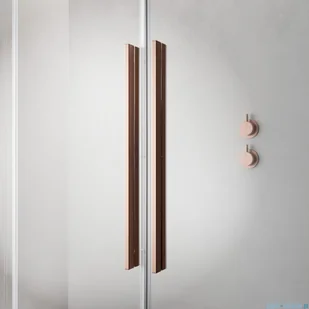 Radaway Furo Brushed Copper DWJ drzwi prysznicowe 90cm lewe szczotkowana miedź 10107472-93-01L/10110430-01-01 | - Akcesoria do armatury i ceramiki - miniaturka - grafika 5