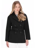 Płaszcze damskie - Schmuddelwedda Trencz w kolorze czarnym - miniaturka - grafika 1