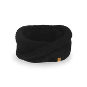 Apaszki i szaliki damskie - Nandy Duży Ciepły Komin Damski Czarny - 14603-Czarny - miniaturka - grafika 1