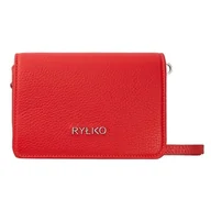 Torebki damskie - Ryłko R40813TB _YS8 torebka damska skórzana czerwona - miniaturka - grafika 1