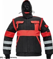 Odzież robocza - CERVA MAX WINTER RFLX WINTER JACKET - kurtka - czarny/czerwony 58 - miniaturka - grafika 1