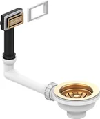 Syfony - Odpływ ALVEUS MONARCH ODPŁYW PRZELEW HALB RAMKA BLASZKA brąz PVD (1144844) - miniaturka - grafika 1