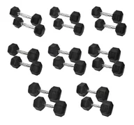Hantle i ciężarki - Zestaw Hantli HEX 2.0 - 2 X 2,5-20 Kg XMOR - miniaturka - grafika 1