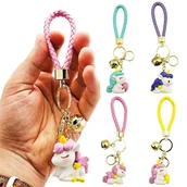 Figurki dla dzieci - Trifox Brelok jednorożec zawieszka dzwon.A-1457 18761 - miniaturka - grafika 1