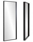 Lustra - Lustro 160x60 wąska KASETONOWA rama CZARNA PREMIUM - miniaturka - grafika 1