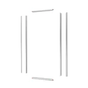 Akcesoria do armatury i ceramiki - Sensea Profile drzwi składanych chrom Easy 80 x 190 - miniaturka - grafika 1