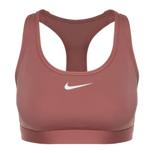 Biustonosz treningowy Nike Swoosh Medium Support - Bielizna sportowa damska - miniaturka - grafika 1