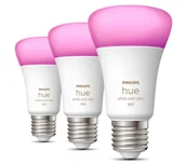 Systemy inteligentnych domów - Philips Hue White and Color Ambiance E27 800lm 3szt. - miniaturka - grafika 1