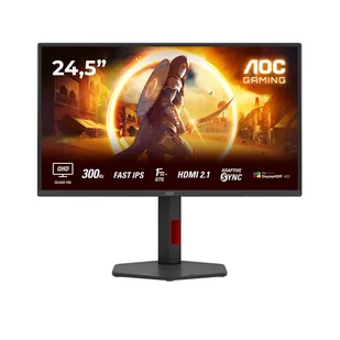 AOC G4 Q25G4SR 24.5" Quad HD LED Czarny, Czerwony Q25G4SR - Monitory - miniaturka - grafika 1