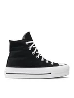 Trampki damskie - Converse Trampki Chuck Taylor All Star Lift Hi 560845C Czarny - miniaturka - grafika 1