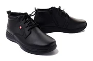 Botki męskie - RIEKER B7601-00 black, trzewiki męskie - Rieker - miniaturka - grafika 1