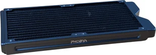 Phobya R27-S280 Radiator, 280 mm Radiator, 18 FPI, Kupferlamellen, 2x G1/4-Zoll-Anschlüsse – schwarz - Chłodzenie wodne - miniaturka - grafika 1